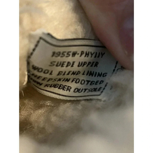 Bearpaw 1955W Phylly Mid Calf Boots in Hickory Suede Womens Size 7 Back Laces - Picture 13 of 15